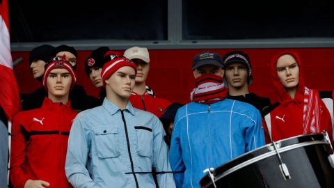 Los peculiares hinchas del Fleetwood.