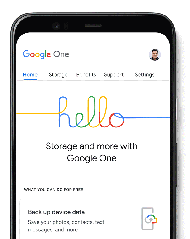 Google One limpia