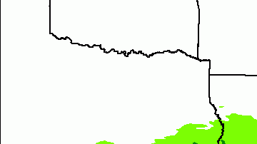 El gráfico muestra las lluvias asociadas a la tormenta tropical Hanna.