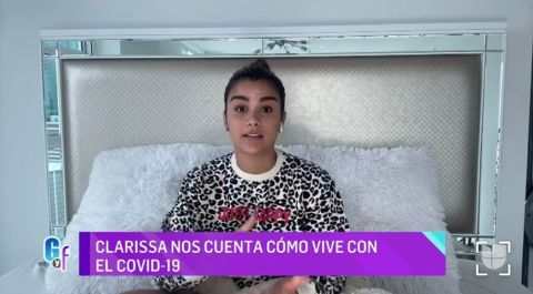 Clarissa Molina desde su cama