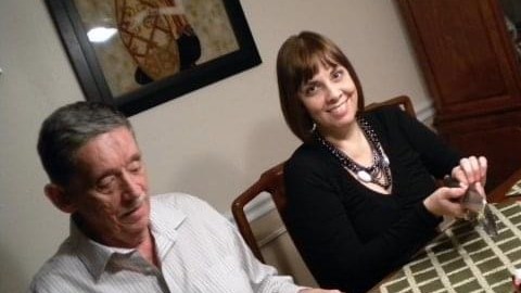 Maribel Hastings y su padre