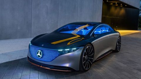 Mercedes-Benz Vision EQS. / Foto: Cortesía Mercedes-Benz.