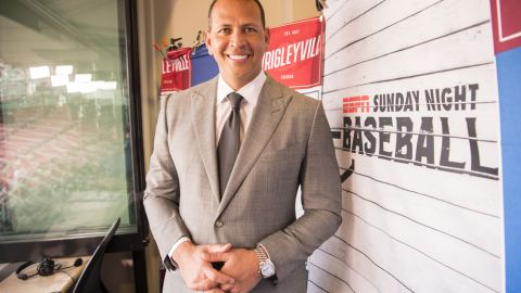 Alex Rodríguez, comentarista estrella de béisbol.