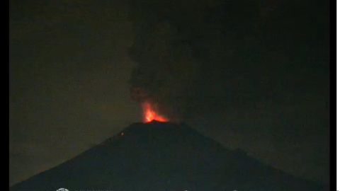 Volcán Popocatépetl.