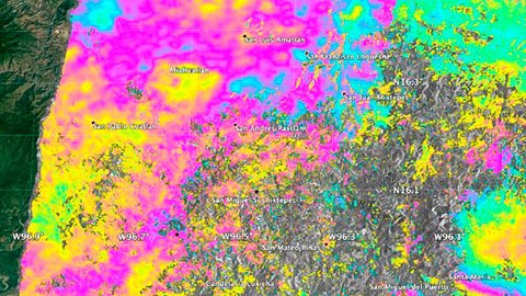 Sismo Oaxaca NASA