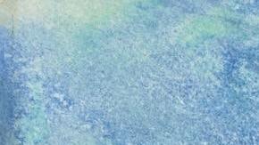 Ilustración de un ángel vestido de azul.