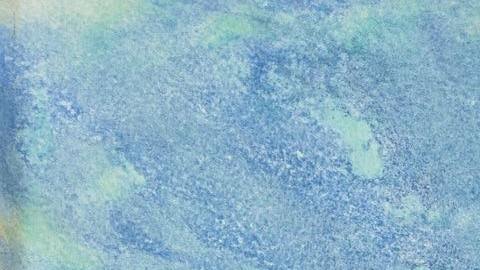 Ilustración de un ángel vestido de azul.