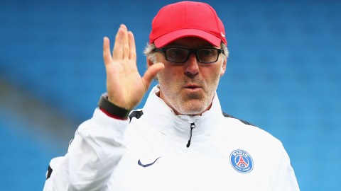 Laurent Blanc en sus tiempos con el PSG.
