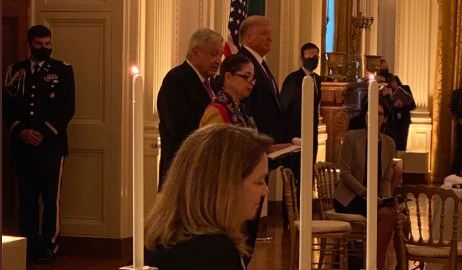 La empresaria fue invitada a la cena por el presidente mexicano