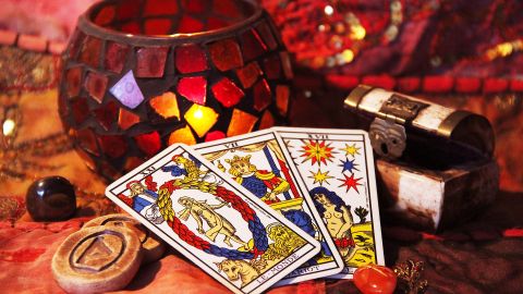 Arcanos de la baraja del tarot.