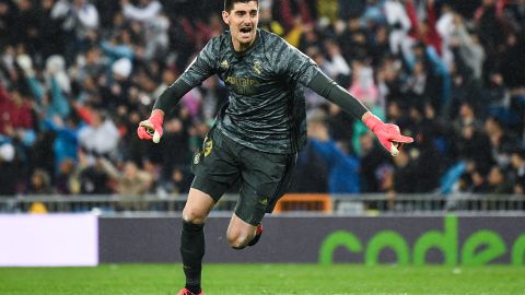 El arquero belga del Real Madrid, Thibaut Courtois.
