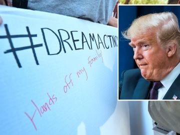 El presidente Trump abre la puerta a un acuerdo por "dreamers".
