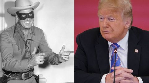 Trump dijo que se parece al "Llanero Solitario"