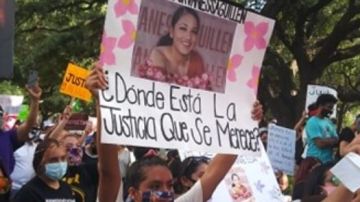 Miles en Houston salieron a perdir "justicia por Vanessa Guillén".