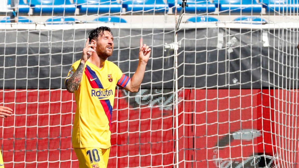 Leo Messi de nuevo hizo historia en La Liga.