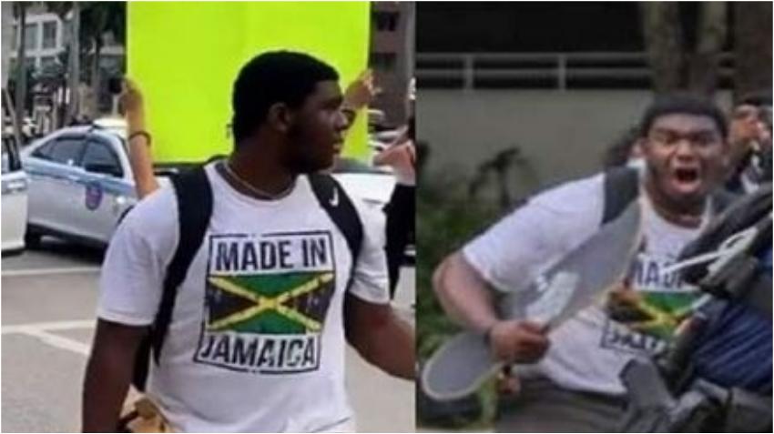 La policía de Miami difundió imágenes del joven Michael Marshall y finalmente dio con él. 