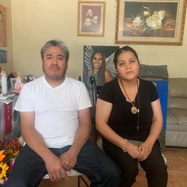 Rogelio y Gloria Guillén, padres de Vanessa.