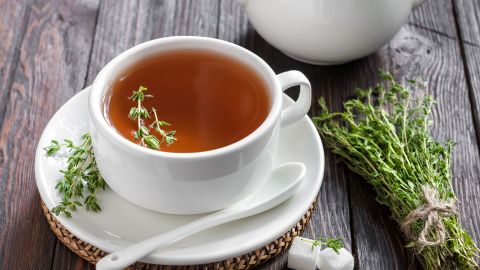 infusión té tomillo