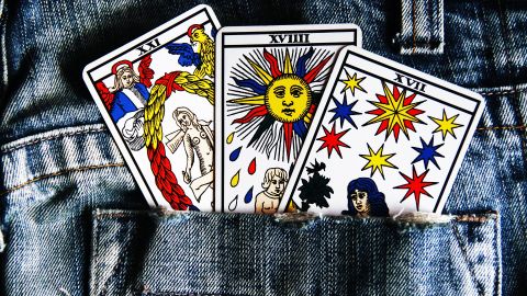 Cada color en el tarot corresponde a un significado.