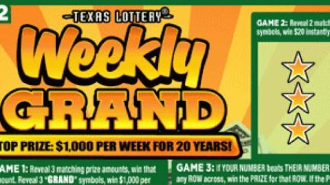 El juego "Weekly Grand".