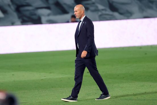 Zinedine Zidane, técnico del Real Madrid.