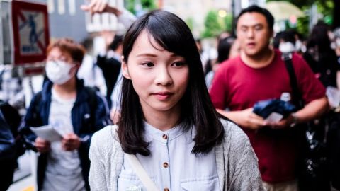 Chow tiene solo 23 años pero ya es una figura destacada en Hong Kong.