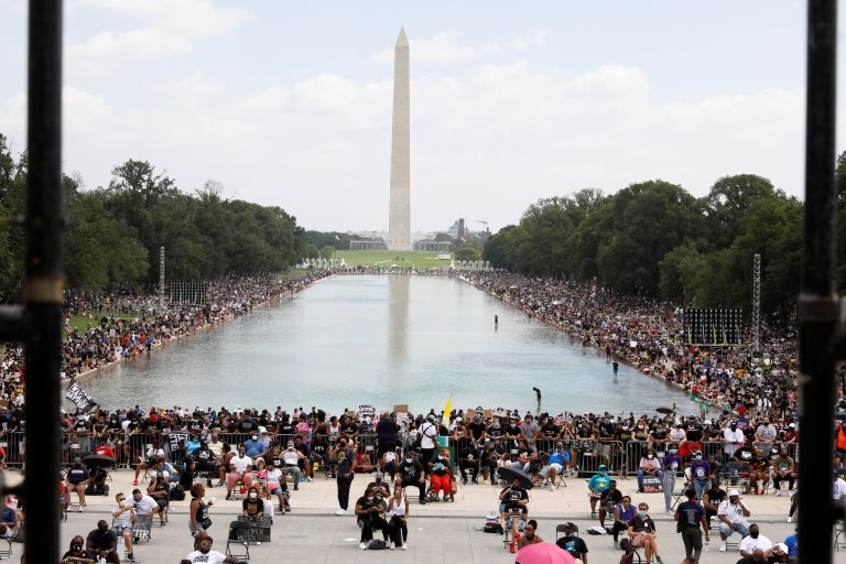 Miles se reunieron en Washington DC para exigir justicia e igualdad.
