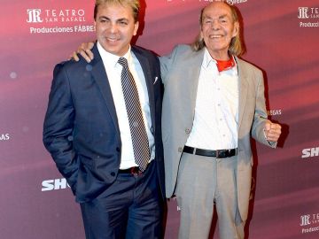 Cristian Castro con su papá Manuel 'Loco' Valdés