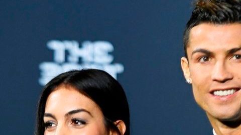 Cristiano y Georgina en la entrega de Premios The Best.