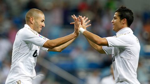 Benzema y Cristiano Ronaldo