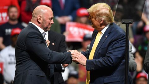 Dana White Donald Trump