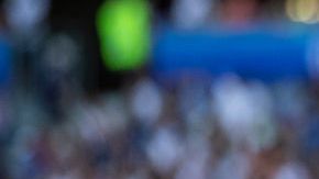 Alex Morgan en un partido con Estados Unidos.