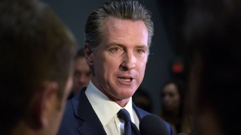 El gobernador de California, Gavin Newsom.