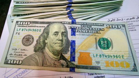 billete de $100 dólares
