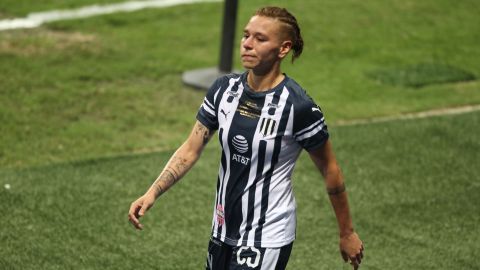 Norali Armenta en un partido con Monterrey.