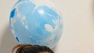 En una reciente fiesta familiar junto a sus hijos y esposo.