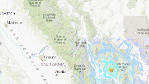 El sismo se registró a las 10:30 de la mañana en el Valle de la Muerte.