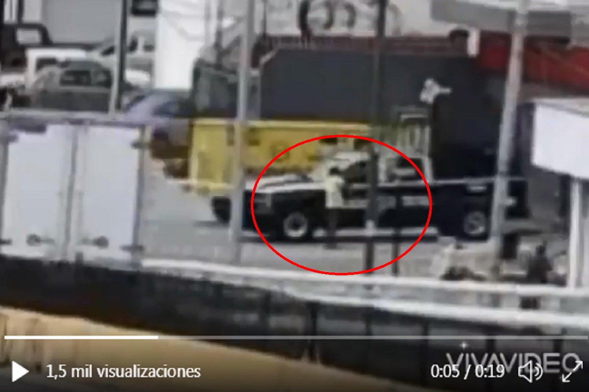 VIDEO: Sicario mata con subametralladora a policía en Cancún