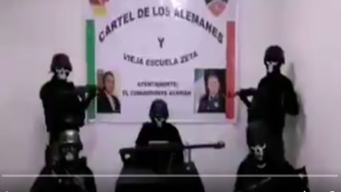 VIDEO: "O se alinean o se mueren" amenaza Cártel de los Alemanes a autoridades y rivales