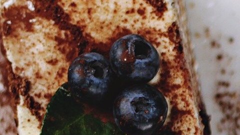 Tarta helada de café.