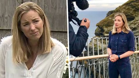 La periodista de la BBC Fiona Lamdin.