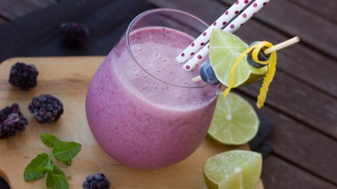 Batido de moras.