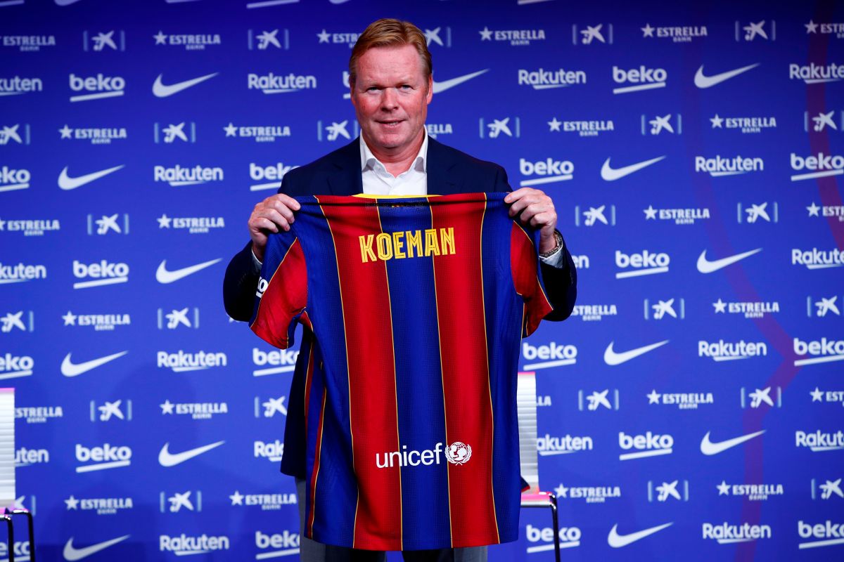 Барселона новый тренер. Куман тренер Барселоны. Barca Ronald Koeman. Ronald Koeman Barcelona 1992. Тренеры Барселоны по годам.