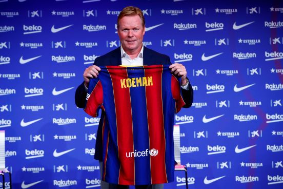 Ronald Koeman, flamante técnico del FC Barcelona.