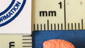 Píldoras de éxtasis con la forma de Donald Trump.