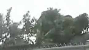 Imagen de la cámara corporal de uno de los agentes de policía del condado de Miami-Dade.