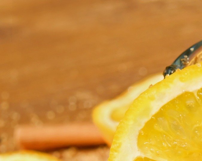 Té de canela y limón.