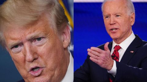 Donald Trump y Joe Biden.