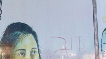 El Centro para Jornaleros de Pasadena fue vandalizado. (Cortesía Pablo Alvarado)