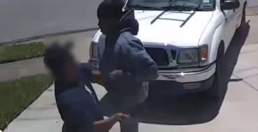 El asalto fue captado en video. 